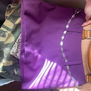 Mini cute skirt with chain